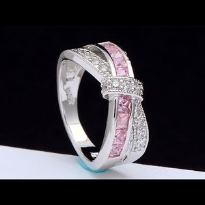 Rose Pink Birthstone Ring